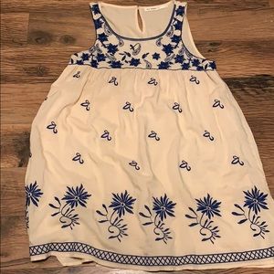 Blu Pepper sleeveless mini dress